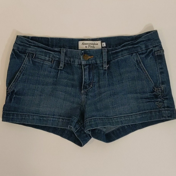 Abercrombie and Fitch jeans shorts size 4 - Picture 1 of 7
